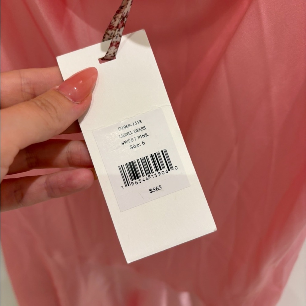 NWT LoveShackFancy Lionel Silk Mini Dress - Picture 8 of 8
